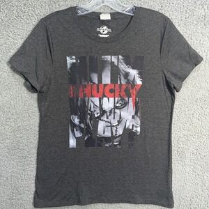 Chucky‎ x Universal Studios T Shirt Women's Size S Black Graphic Tee